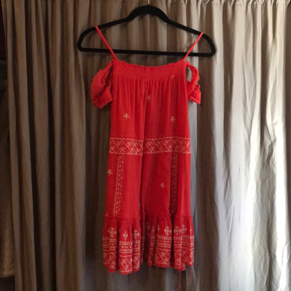 Free People Sun Dress red/orange